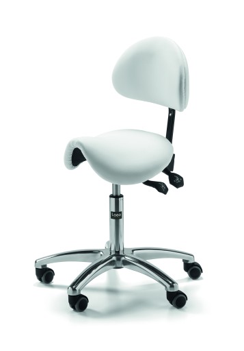 Arbeitshocker VIII-4 mit Rückenlehne